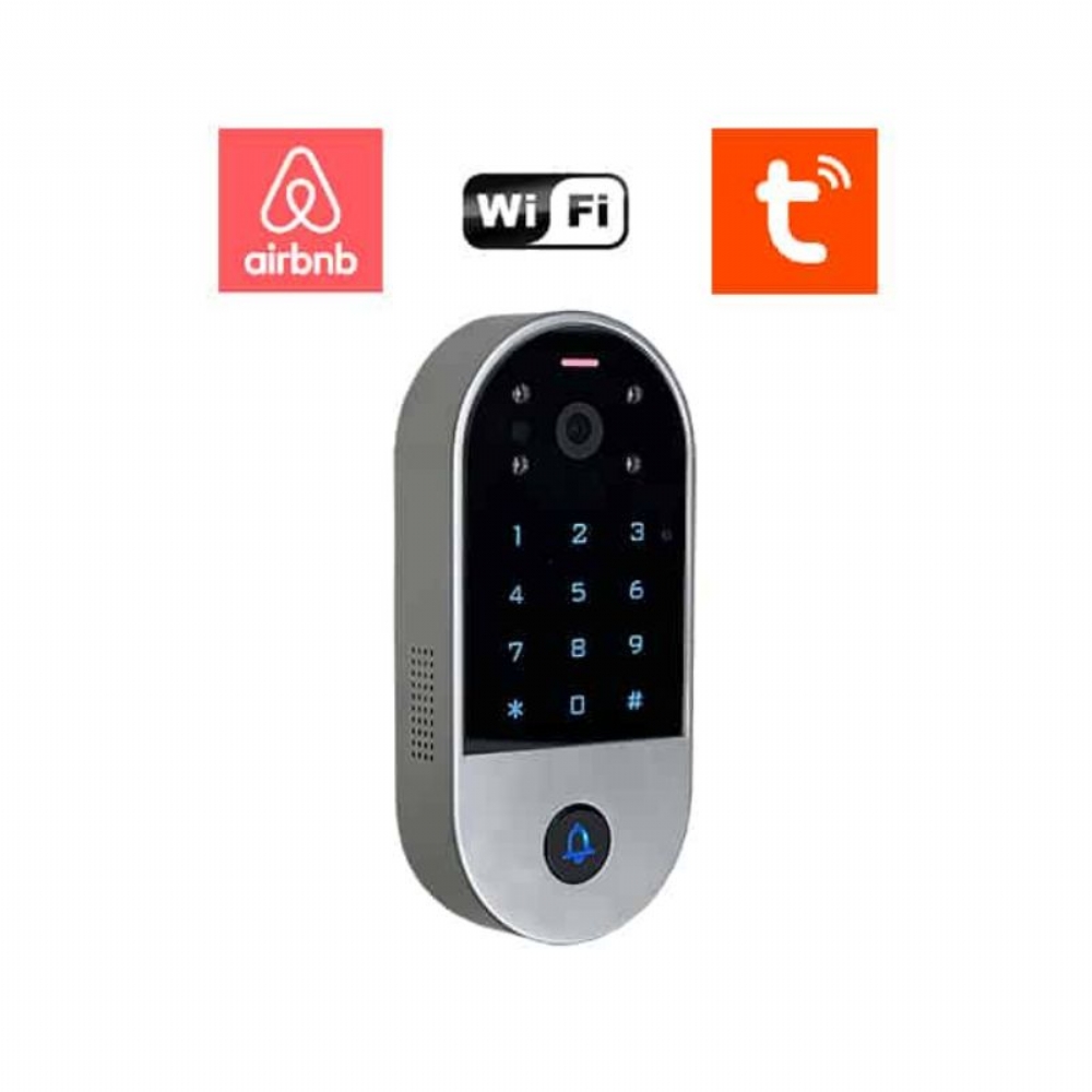 WiFi Μπουτονιέρα Μιας Κλήσης Με Ενσωματωμένο Card Reader VControl 2 : 1