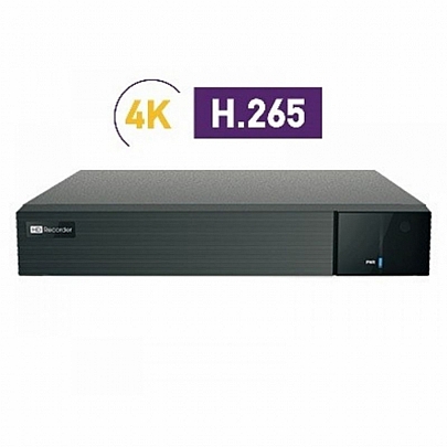 TVT H.265 4K Καταγραφικό 8 Καναλιών 5-Υβριδικό 8MP 4K HD DVR TD-2108NS-HP 4K