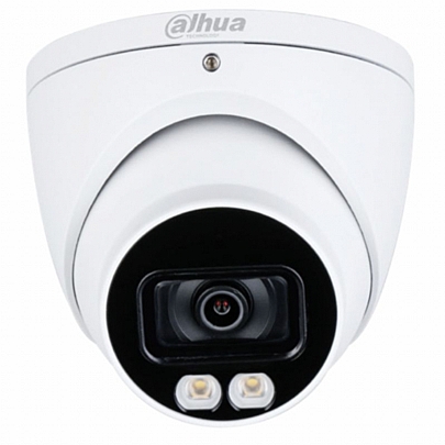 DAHUA Dome Kάμερα 5MP Σταθερού Φακού Με Ενσωματωμένο Μικρόφωνο & White Led HAC-HDW1509T-A-LED-0280B-S2