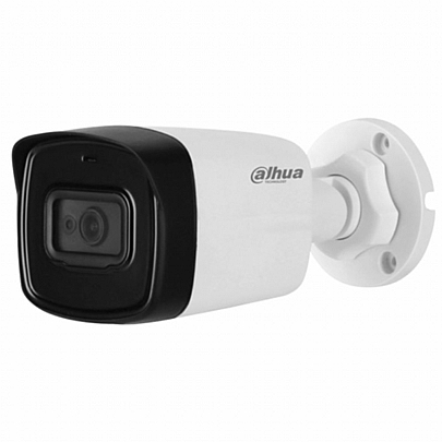 DAHUA 4K Bullet Κάμερα Σταθερού Φακού Με Ενσωματωμένο Μικρόφωνο Lite Series HAC-HFW1800TL-A-0360B
