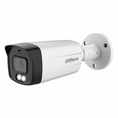 DAHUA Bullet Camera 2MP Full Color With Built-in Microphone HAC-HFW1239TM-A-LED-0360B-S2
