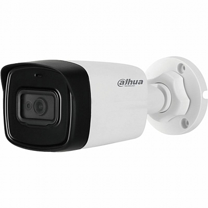 DAHUA Bullet Camera 5MP Fixed Lens With Built-in Microphone HAC-HFW1500TL-A-0360B-S2