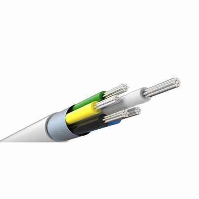 CQR Καλώδιο Συναγερμού Λευκό SCREEN 6CORE Με Θωράκιση 100m 6-SCREEN