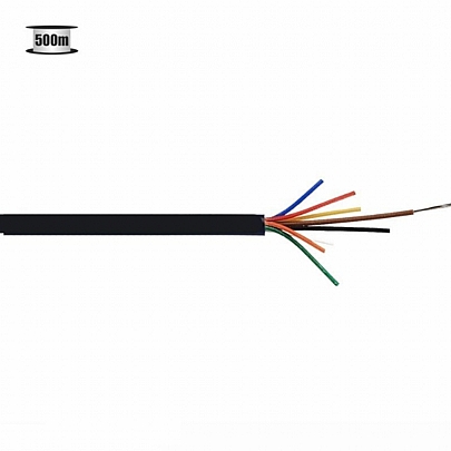 BS 8C Alarm Cable Black PET 500m PET-8/500m