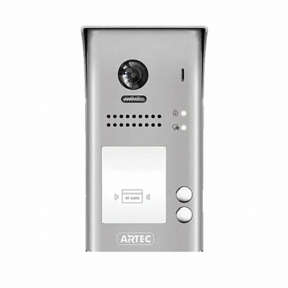 ARTEC Έγχρωμη Μπουτονιέρα 1/2,7 CMOS 2MP 2 Κουδουνιών ZINC ALLOY Επίτοιχη DT-607/ID/S2