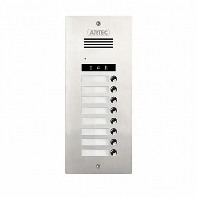 ARTEC Built-in 8-Ring Door Phone Button INOX DMR21A/S8