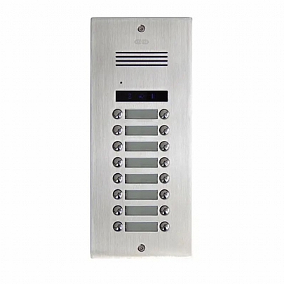 ARTEC 16-Ring Intercom Button (In Double Row) INOX Built-in DMR21A/D16