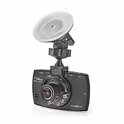 NEDIS DVR Καταγραφική Κάμερα 1MP Αυτοκινήτου (Dash Cam) 2.7