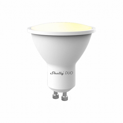 SHELLY DUO Wifi Έξυπνη LED Λάμπα GU10 5W 475lm WW/CW