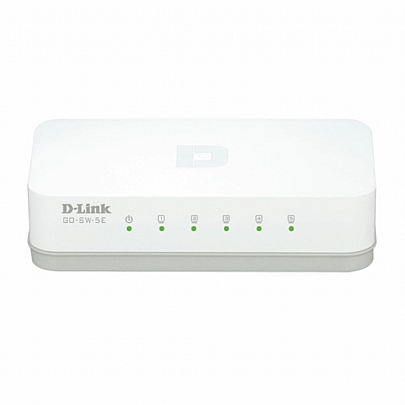 D-LINK 5-Θύρες Fast Ethernet Easy Desktop Switch GO-SW-5E