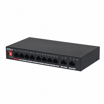 DAHUA 8-Port Unmanaged Desktop Switch - Long Distance PFS3010-8ET-96-V2