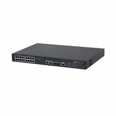 DAHUA 2-Layer Industrial Managed 16-Θύρες PoE Switch PFS4218-16ET-240-V3