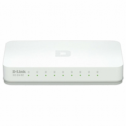 D-LINK 8-Port Fast Ethernet Easy Desktop Switch GO-SW-8E