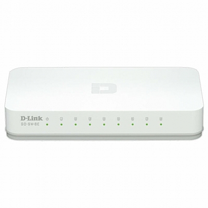 D-LINK 8-Θύρες Fast Ethernet Easy Desktop Switch GO-SW-8E