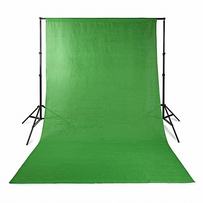 NEDIS Υφασμάτινο Background Φωτογράφισης 2.95x2.95m Σε Πράσινο Χρώμα BDRP33GN