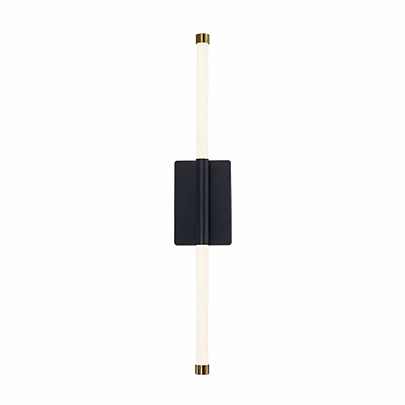 LED Wall Sconce Black With Golden Natural Light 3700K LEG-111-H600-1