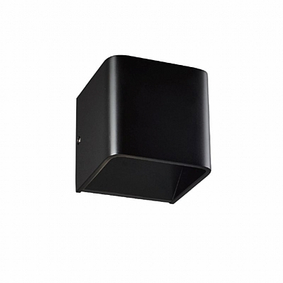 LED Απλίκα Τοίχου UP-DOWN Μαύρη Θερμό Φως ATM-2110/80
