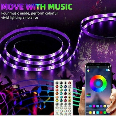 Σετ Ταινία LED RGB Music IP20 14.4W/m LS20-RGB-MUSIC