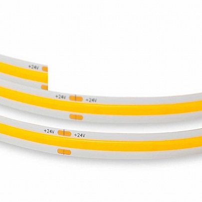 Εύκαμπτη Αυτοκόλλητη Ταινία LED COB Λευκό Φως IP20 5m 12W/1m LS20-COB-01