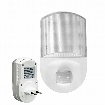 GloboStar LED Socket Night Light With Motion Detector