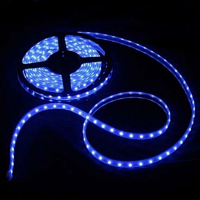 Waterproof Flexible Self-Adhesive LED Tape Blue IP20 5m 7.2W/1m LS65-00294