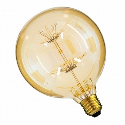 GloboStar Λάμπα LED MTX Γλόμπος DIODE Filament E27 G125 3W