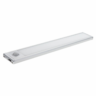 Rechargeable LED Closet Light With Sensor 1.5W Warm White 3000K With White Body 24cm