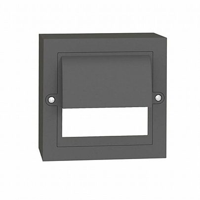 LED Stair Light Square Anthracite 270lm 6W 4000K Natural White IP6