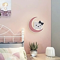 LED Απλίκα Τοίχου Pinky Kitty Λευκή & Ροζ 3 σε 1 Φως LEG-698 : 2