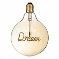 GloboStar LED Λάμπα DREAM Filament E27 G125 Γλόμπος 2.4W 99255 : 1