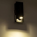 MANHATTAN LED Μαύρο Φωτιστικό Τοίχου Χωνευτό 3W Reading Light Φυσικό Λευκό Φως : 4