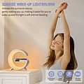 Επιτραπέζιο Φωτιστικό Λευκό Smart LED G-shape Multifunctional 23cm NH-69 WHITE : 4
