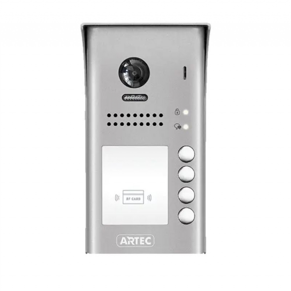 ARTEC Έγχρωμη Μπουτονιέρα 4 Κουδουνιών ZINC ALLOY Επίτοιχη DT-607/ID/S4