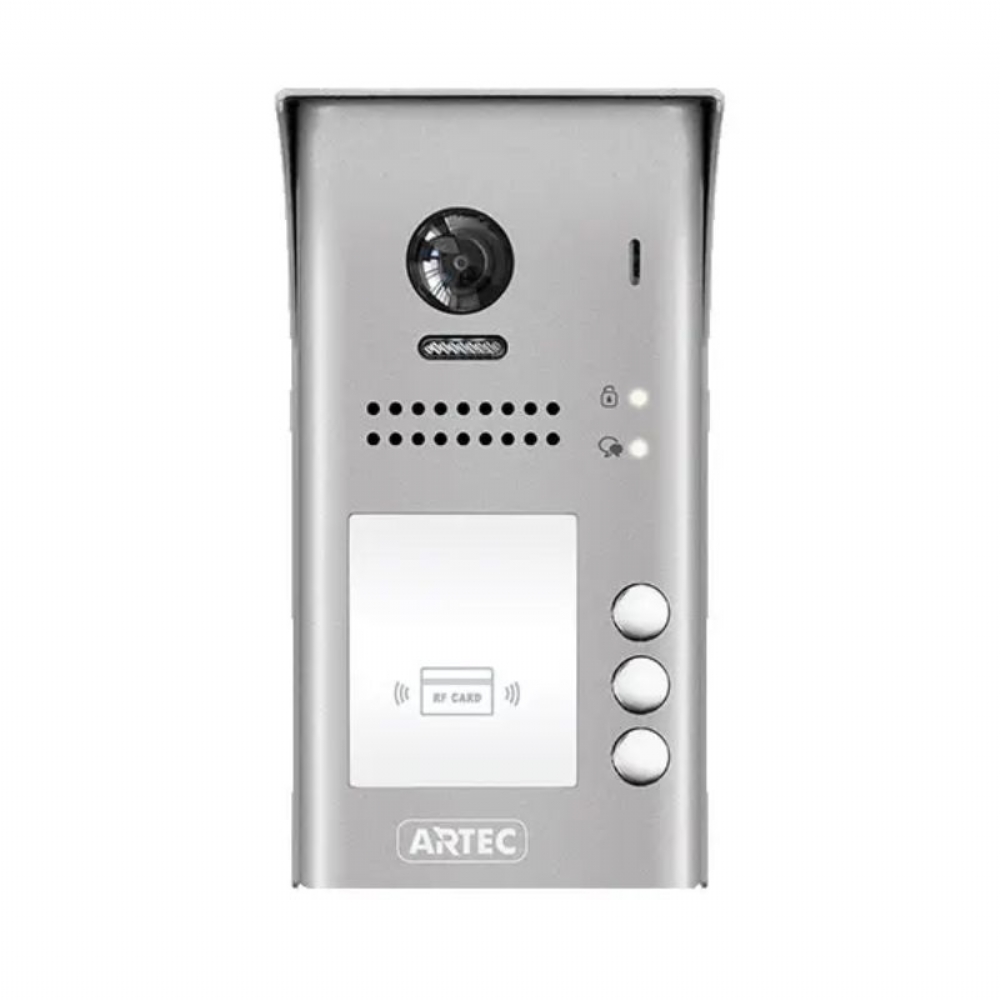 ARTEC Έγχρωμη Μπουτονιέρα 3 Κουδουνιών ZINC ALLOY Επίτοιχη DT-607/ID/S3