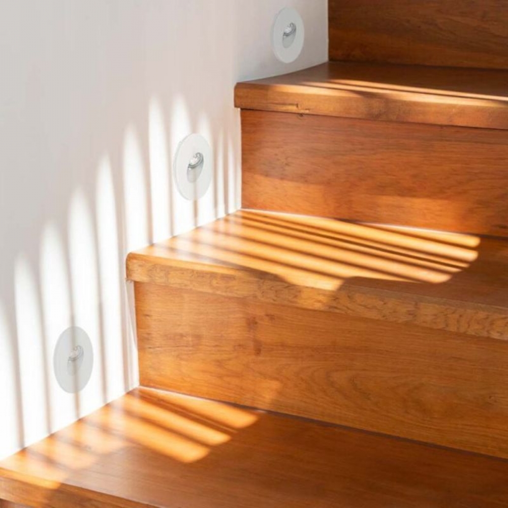 VTAC LED Φωτιστικό Χωνευτό Στρόγγυλο COB 3W 3000K Θερμό Λευκό