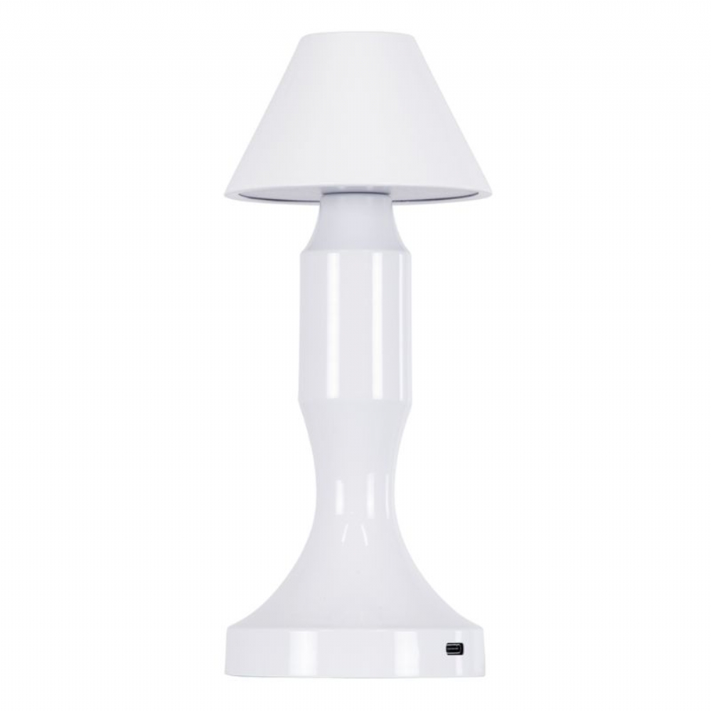 GloboStar LUNNA LED Λευκό Επαναφορτιζόμενο Με Μπαταρία Li-On & Διακόπτη Αφής 1.5W