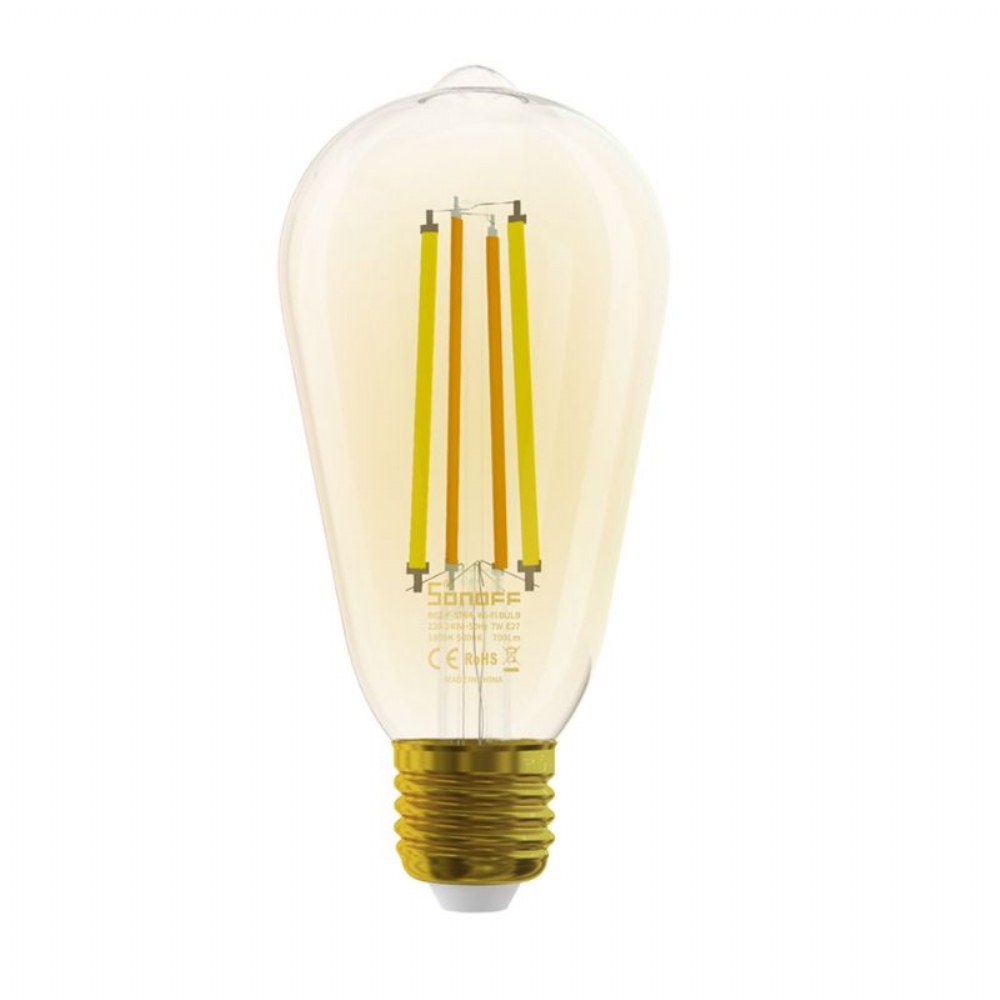 SONOFF WiFi Smart LED Filament Λάμπα E27 ST64 7W